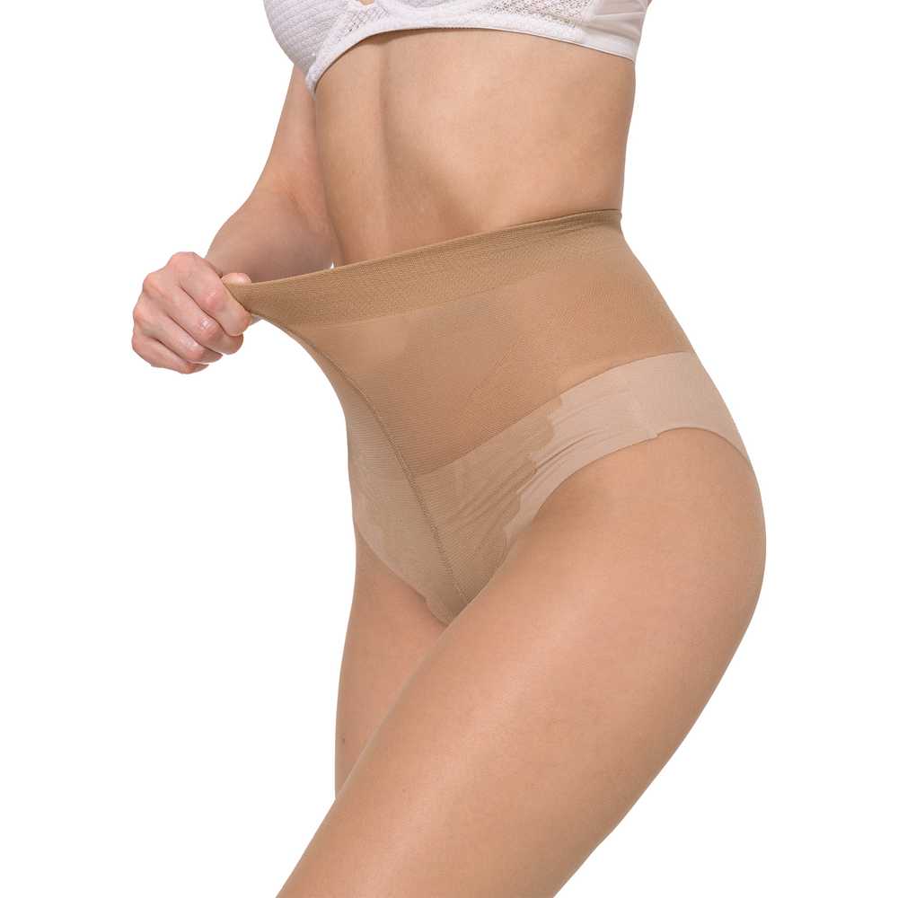 p05 Bananalu Chic 20 Bikini, Strumpfhose mit Naht und Bikini Oberteil