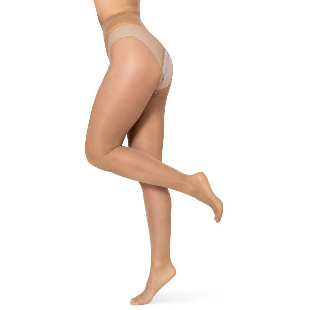 04 Bananalu Intimo 20 Den Plus Große Öffnung Ouvert Strumpfhose