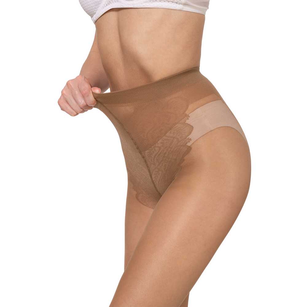 p04 Bananalu Bikini 40, Strumpfhose mit Bikini Höschenteil
