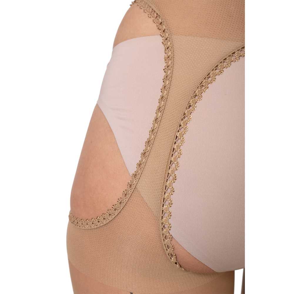 p06 Bananalu Love 20 Chic Den Ouvert Strumpfhose mit offenem Schritt und Naht